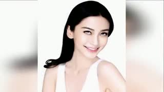 angelababy推出真人表情包穿校服搞怪表情