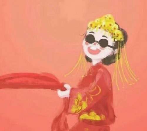 2018狗年春节情侣头像高清图可爱卡通版真的萌萌哒