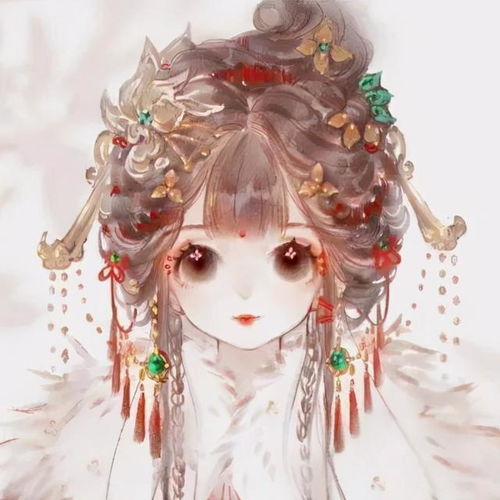 仙气古风动漫头像女公主的梦境,藏着星星湖泊一片森林