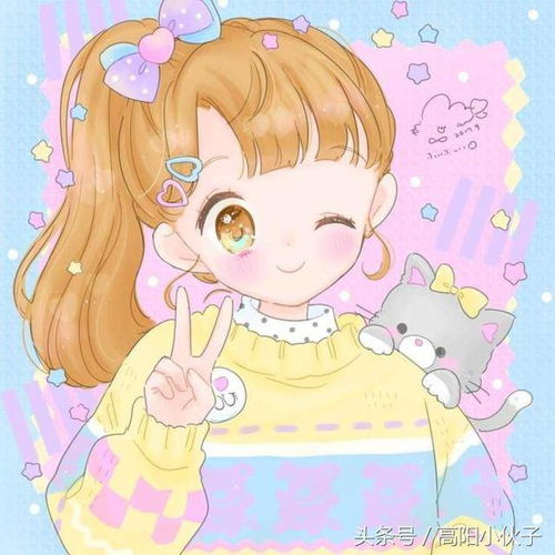 收集最萌女生卡通头像,收图喽,女生不要谢我呀