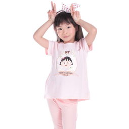 樱桃小丸子童装女童卡通短袖圆领t恤套衫cg21a0162014新妆邮乐网