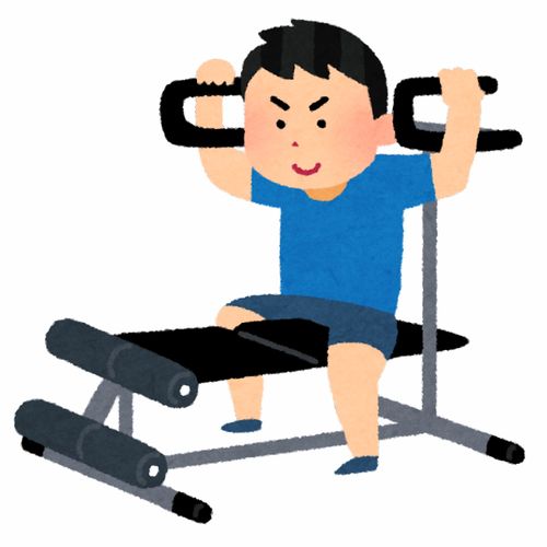 健身房肌肉动感单车举铁跑步机健身教练有氧运动健身锻炼卡通插画免扣素材手绘png3插画运动比赛健身