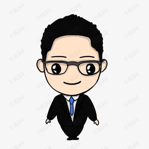 手绘经纪人素材图片免费下载高清卡通手绘png千库网图片编号7279894