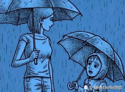 无声漫画男孩等车看到一个无头大叔,妈妈会相信他说的话吗