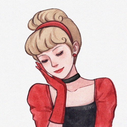 女生头像,超美圣诞装迪士尼公主