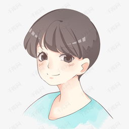 卡通矢量短头发女人图素材图片免费下载千库网
