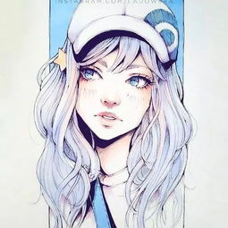 小清新的美少女漫画,拿去做头像吧