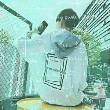数学公式背影头像男,男生头像图片