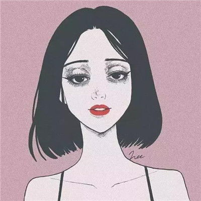 女人头像成熟稳重35岁卡通短发稳重