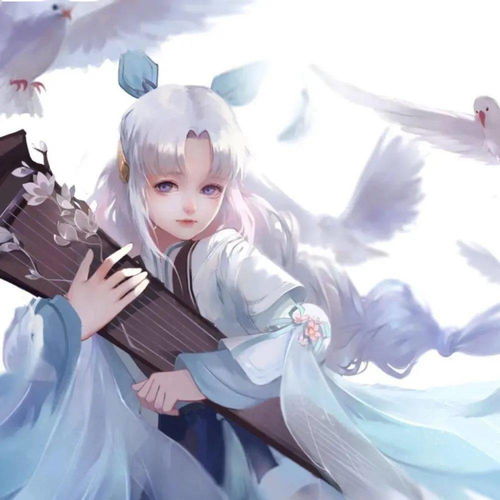 女生动漫头像笑着说起
