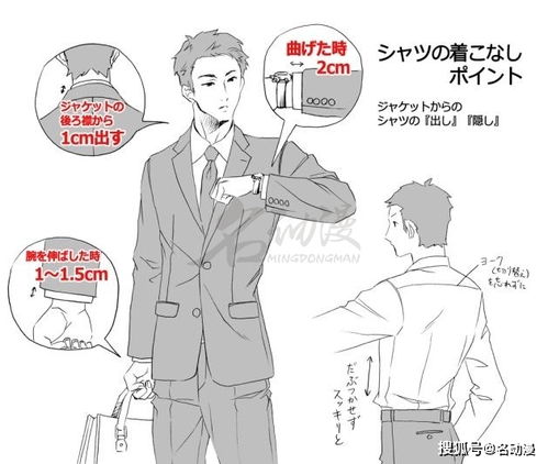 漫画中男士西装的画法,你学会了吗