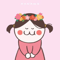 找一张扎2小辫子的卡通女孩图片