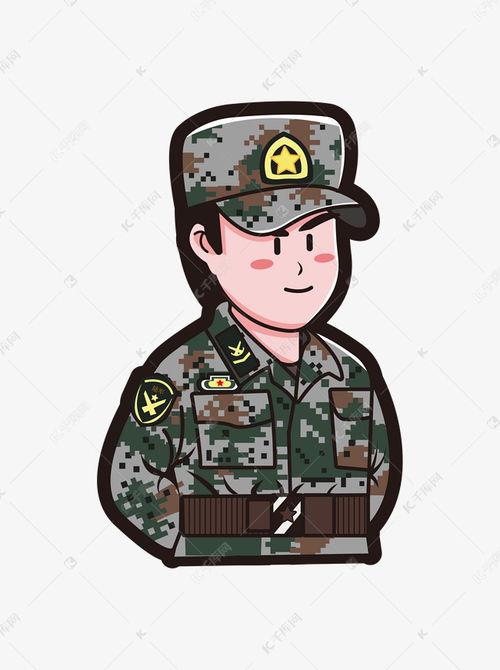 矢量ai卡通军人士兵人物元素素材图片免费下载千库网
