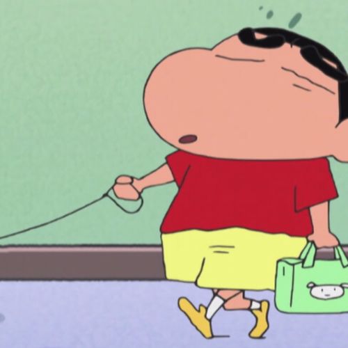 情侣头像丨蜡笔小新系列对待小孩一定用爱的教育