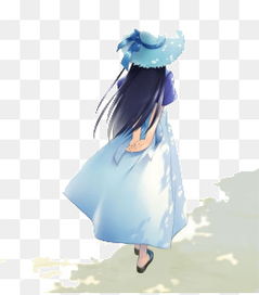 免费下载女孩背影插画图片大全千库网png第4页