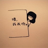 一笔画出的美丽简笔画可爱人物头像
