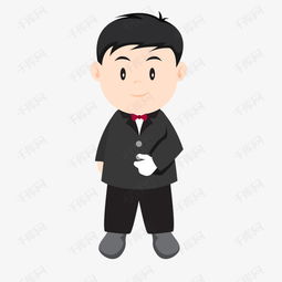 卡通穿正装的小男孩素材图片免费下载高清psd千库网图片编号9808834