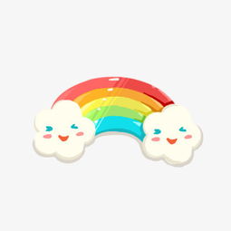 卡通彩虹图案png图片素材免费下载psd格式熊猫办公
