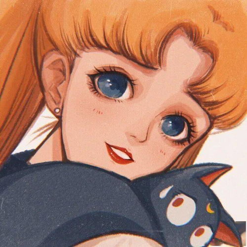 女孩与海头像卡通版走失