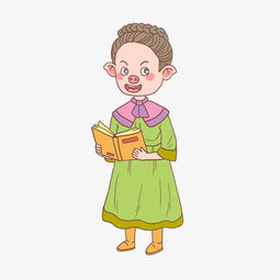 猪年卡通手绘庄园猪女人图片素材其他格式下载动漫人物大全