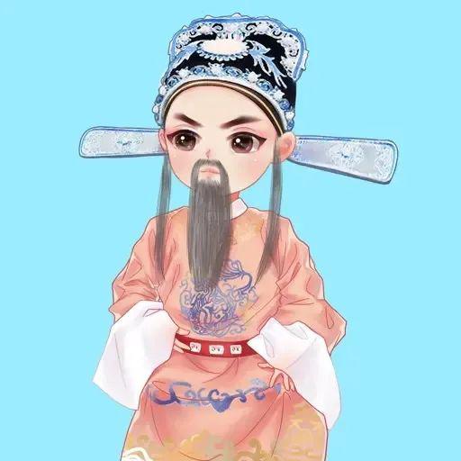 戏曲卡通q图合集戏曲也时尚
