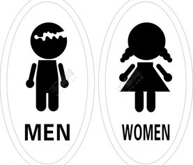 男女洗手间图片矢量图免费下载cdr格式编号13199020千图网