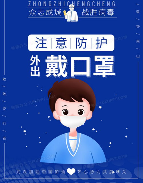 武汉肺炎简易卡通海报外出戴口罩设计图片下载psd格式素材35435315像素熊猫办公