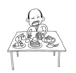 关怀老人漫画