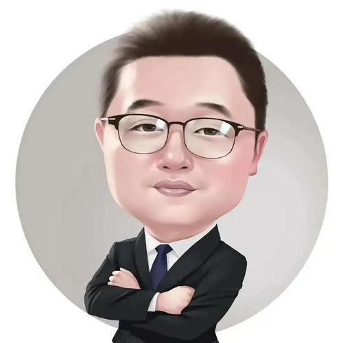 适合中年大叔的卡通大头漫画头像,幽默立体,卡通形象
