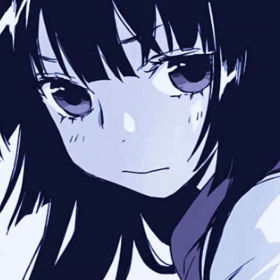 唯美忧郁蓝色系女生头像,动漫女生头像唯美