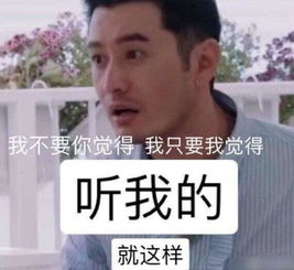 黄晓明我不要你觉得,我要我觉得,都听我的
