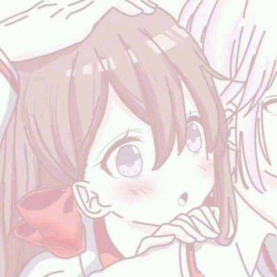 情侣头像卡通呆萌一对两张2020二次元情侣头像一男一女萌