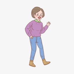 冬季冬日短发女学生卡通手绘图片素材其他格式下载动漫人物大全