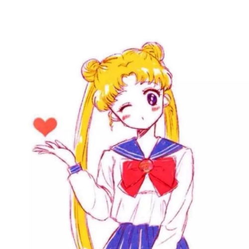 女孩头像卡通美少女战士
